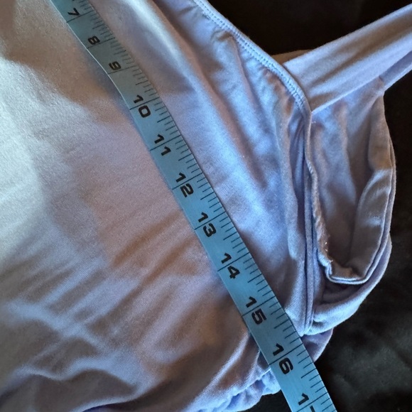 “Venus Blue Twist Front Tank Top – Women’s M, Stretchy Casual. - Picture 5 of 5